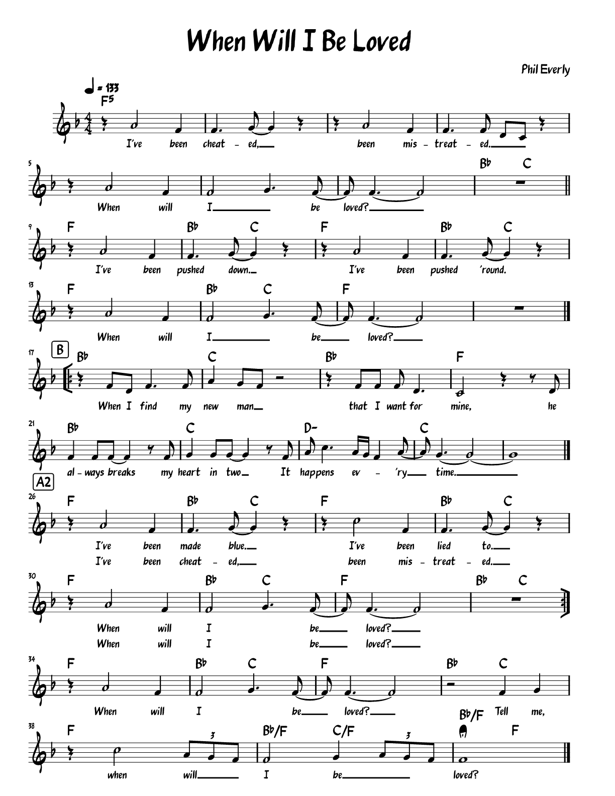 Sheet Music